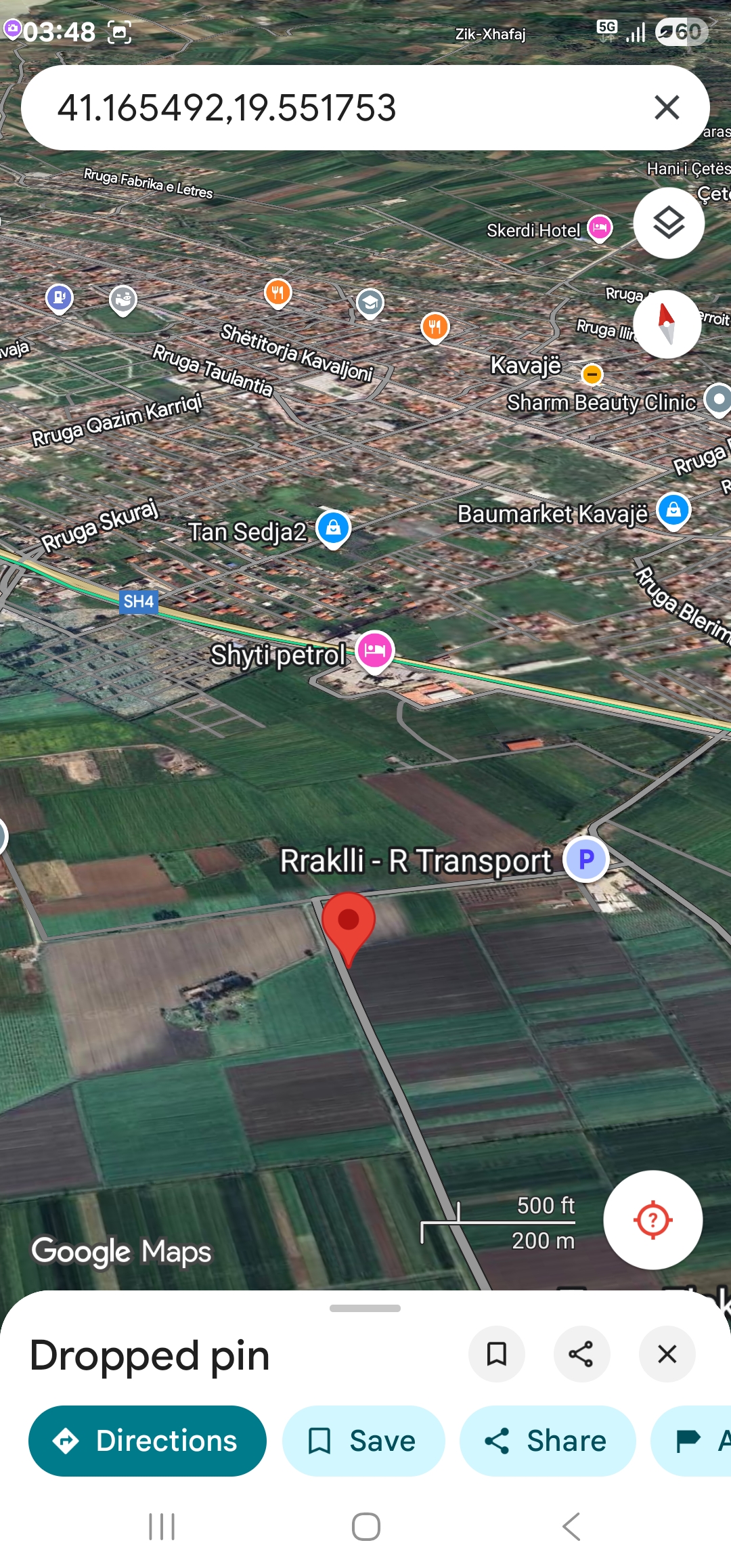 Okazion shitet prona 4000m2 Adresa Kavaje 
